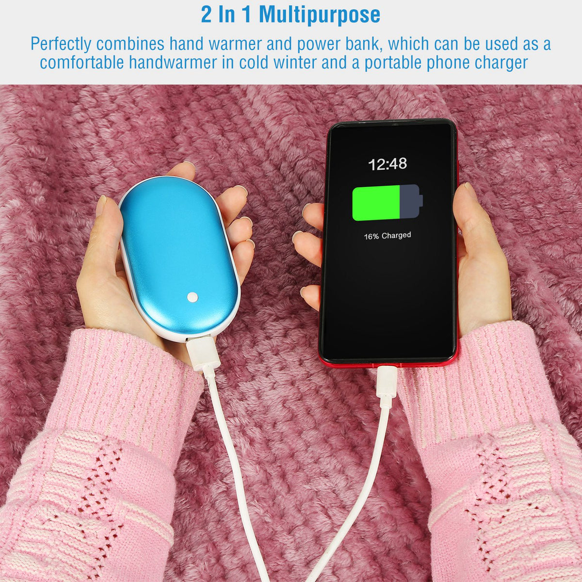 Double sided hand warmer / Powerbank